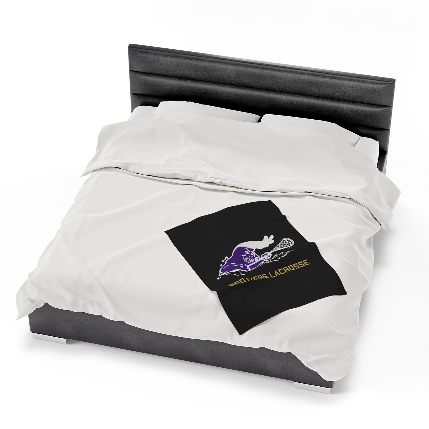 CBHS Lacrosse Wave Velveteen Plush Blanket