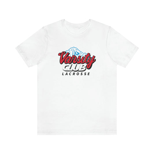 Adult Varsity Club Lacrosse Bella + Canvas Short Sleeve Cotton Tee - VCLxCL