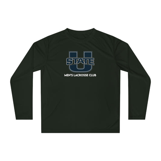 Adult USU Lacrosse Team 365 Performance Long Sleeve Shirt