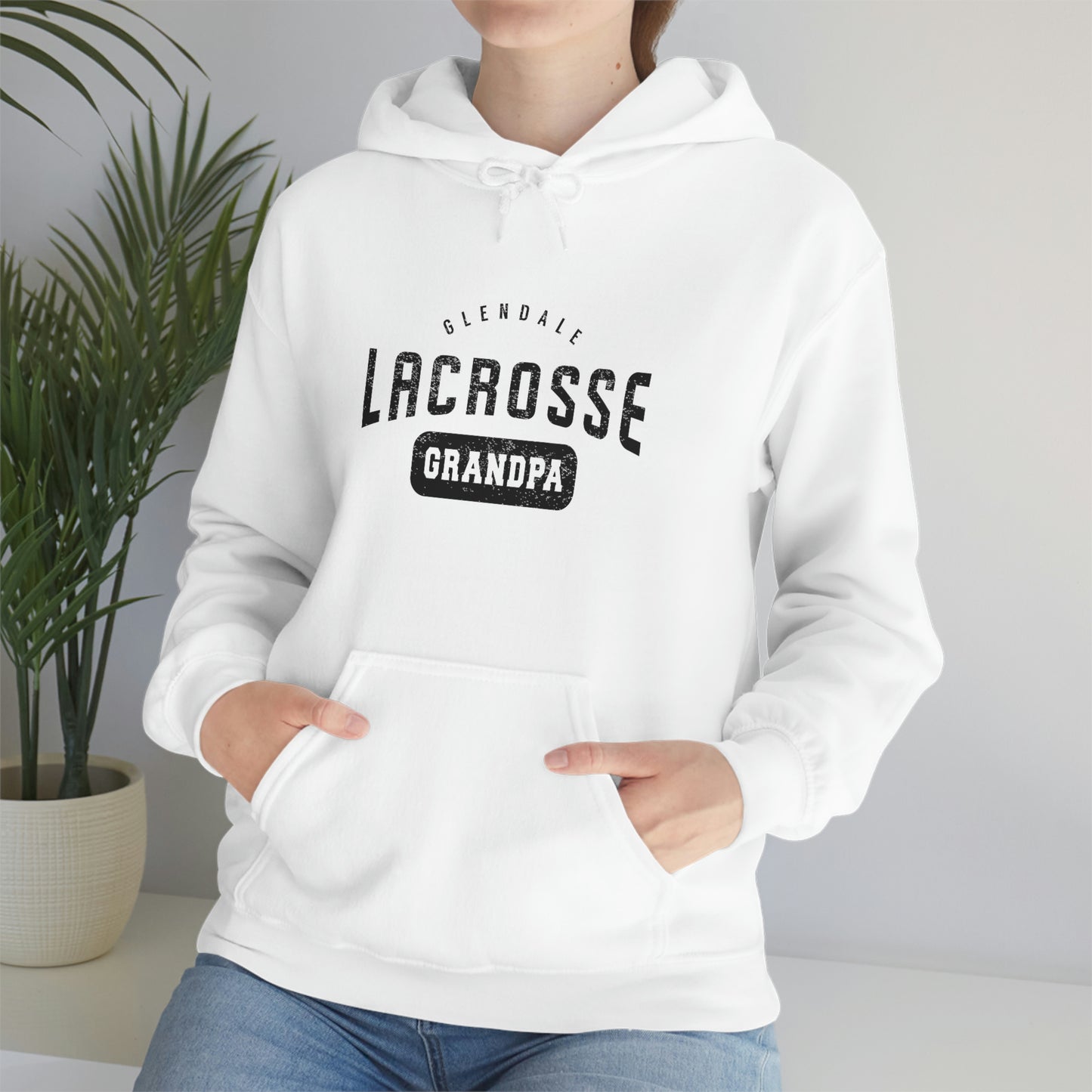Adult Glendale HS Lacrosse Gildan Heavy Blend™ Hooded Sweatshirt - Grandpa