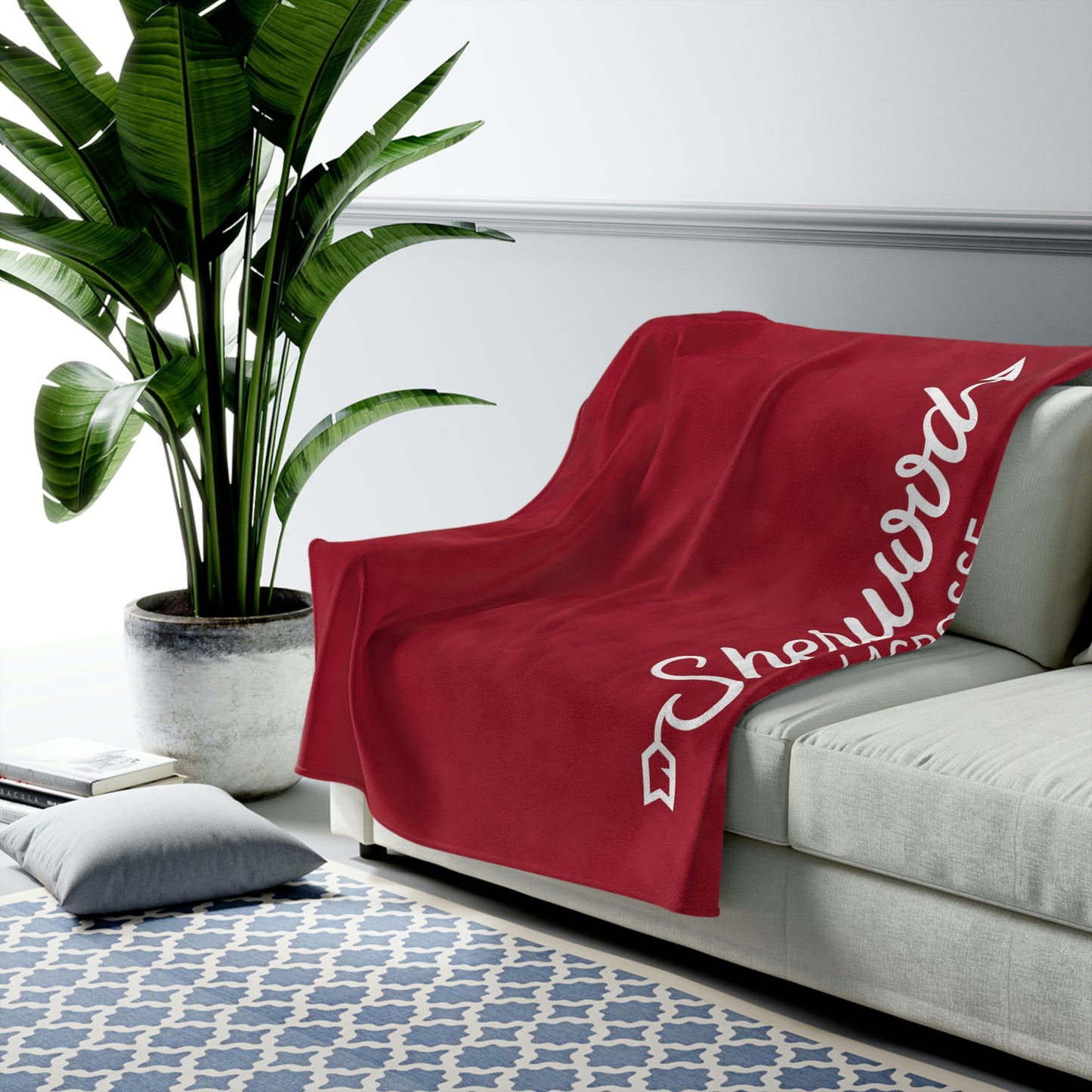 Sherwood Lacrosse Velveteen Plush Blanket