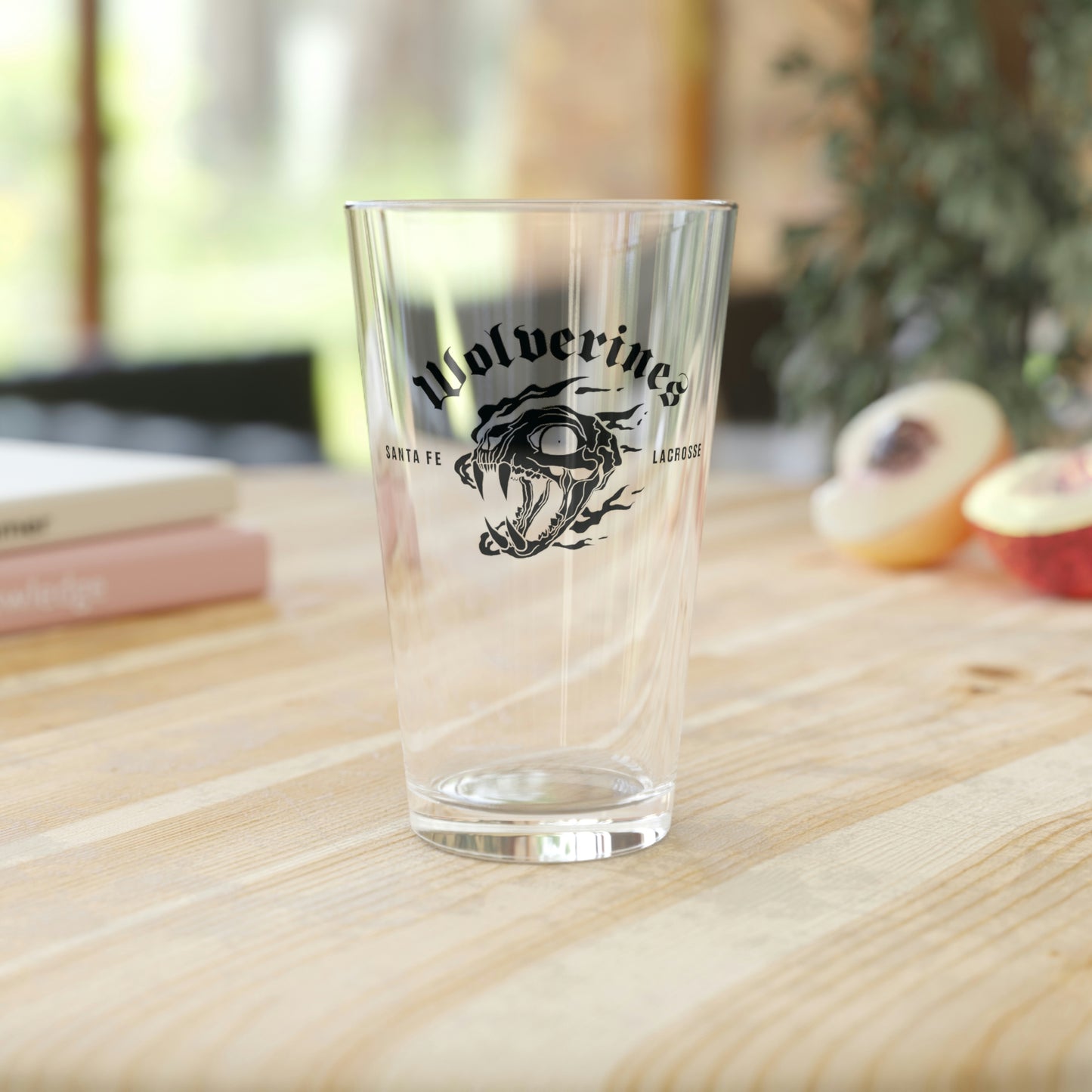 Santa Fe Lacrosse Pint Glass - 16oz