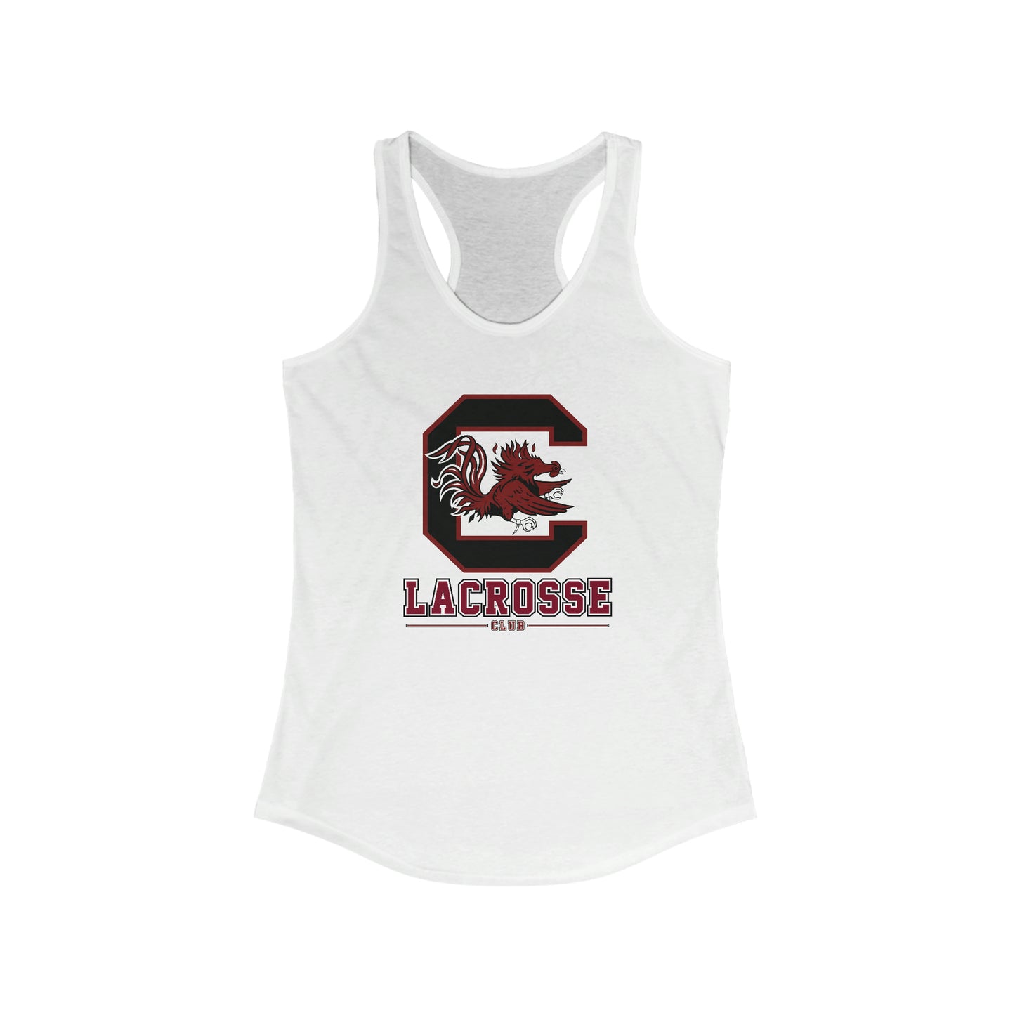 Women's Gamecocks Lacrosse Next Level Racerback Tank
