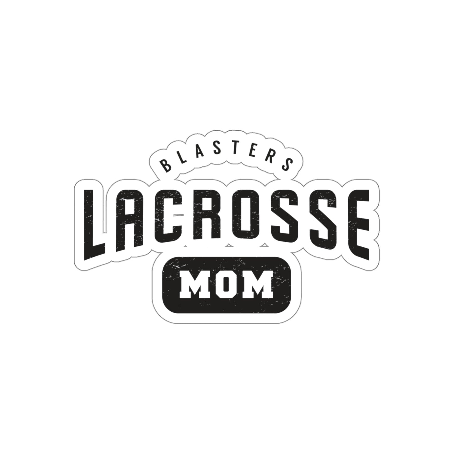 Blasters MS Lacrosse Die-Cut Stickers - Mom