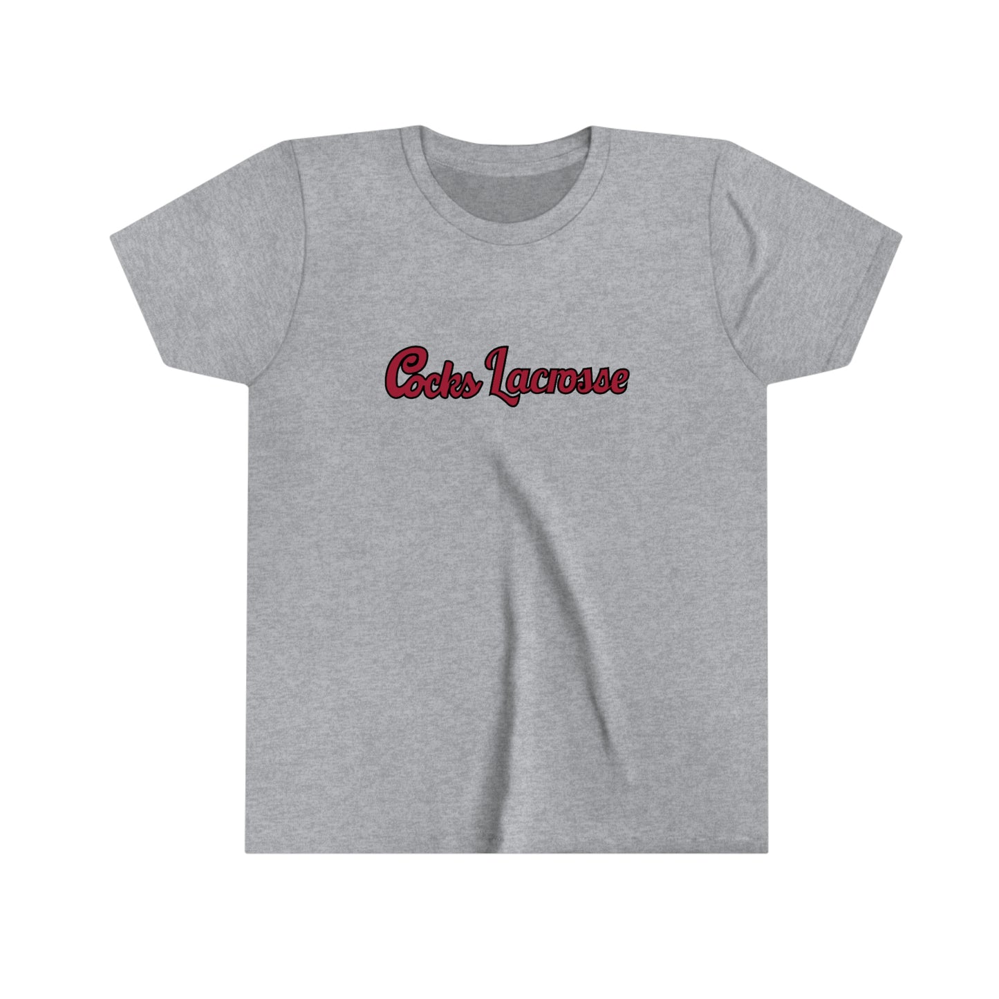 Youth Gamecocks Lacrosse Bella + Canvas Short Sleeve Tee