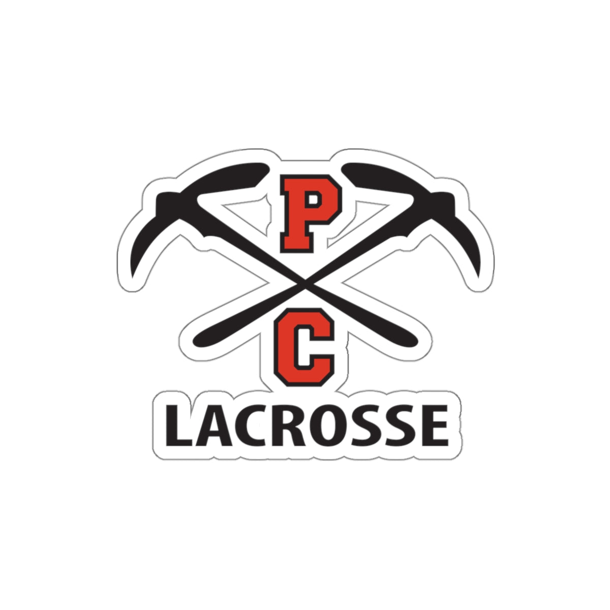 PCHS Boys Lacrosse Die-Cut Stickers