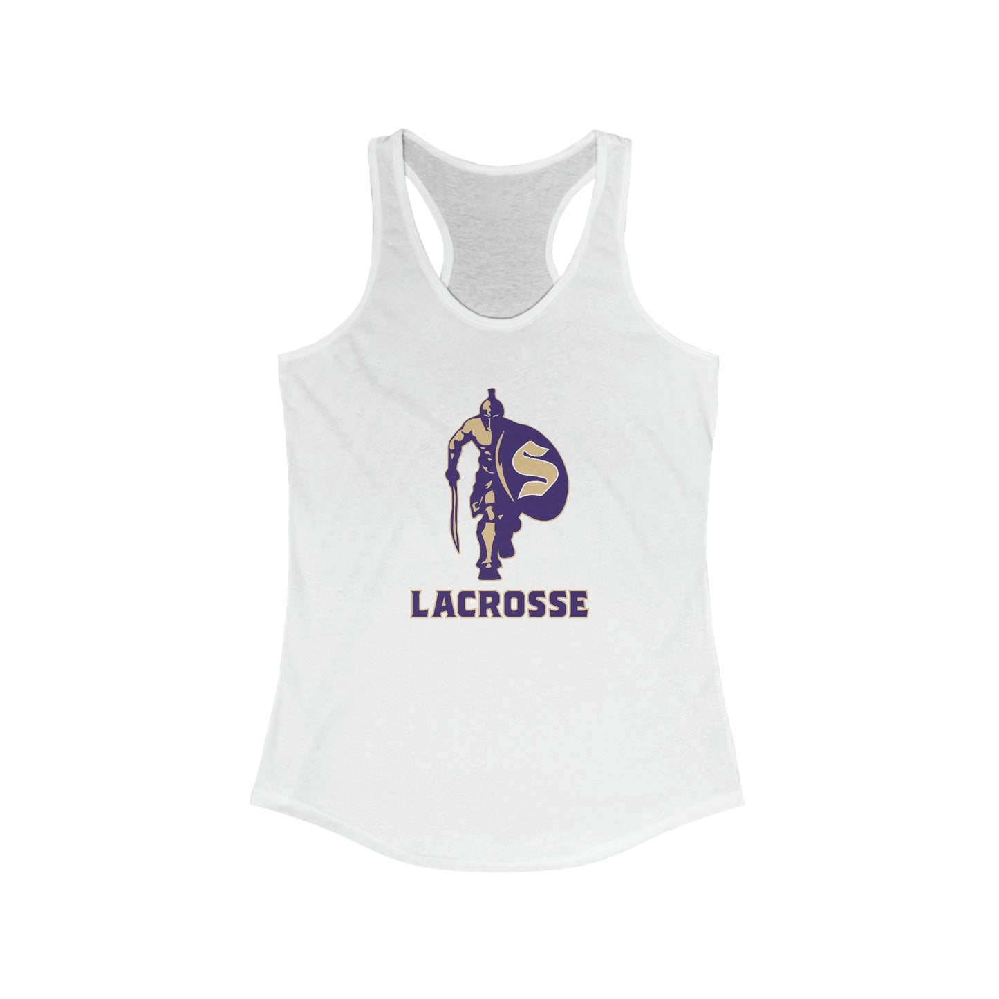 Women's Sumner Spartans Lacrosse Next Level Racerback Tank