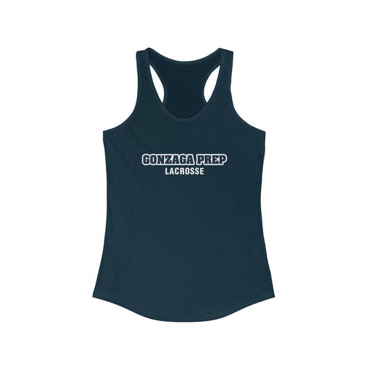 Women's Gonzaga Prep Lacrosse Next Level Racerback Tank