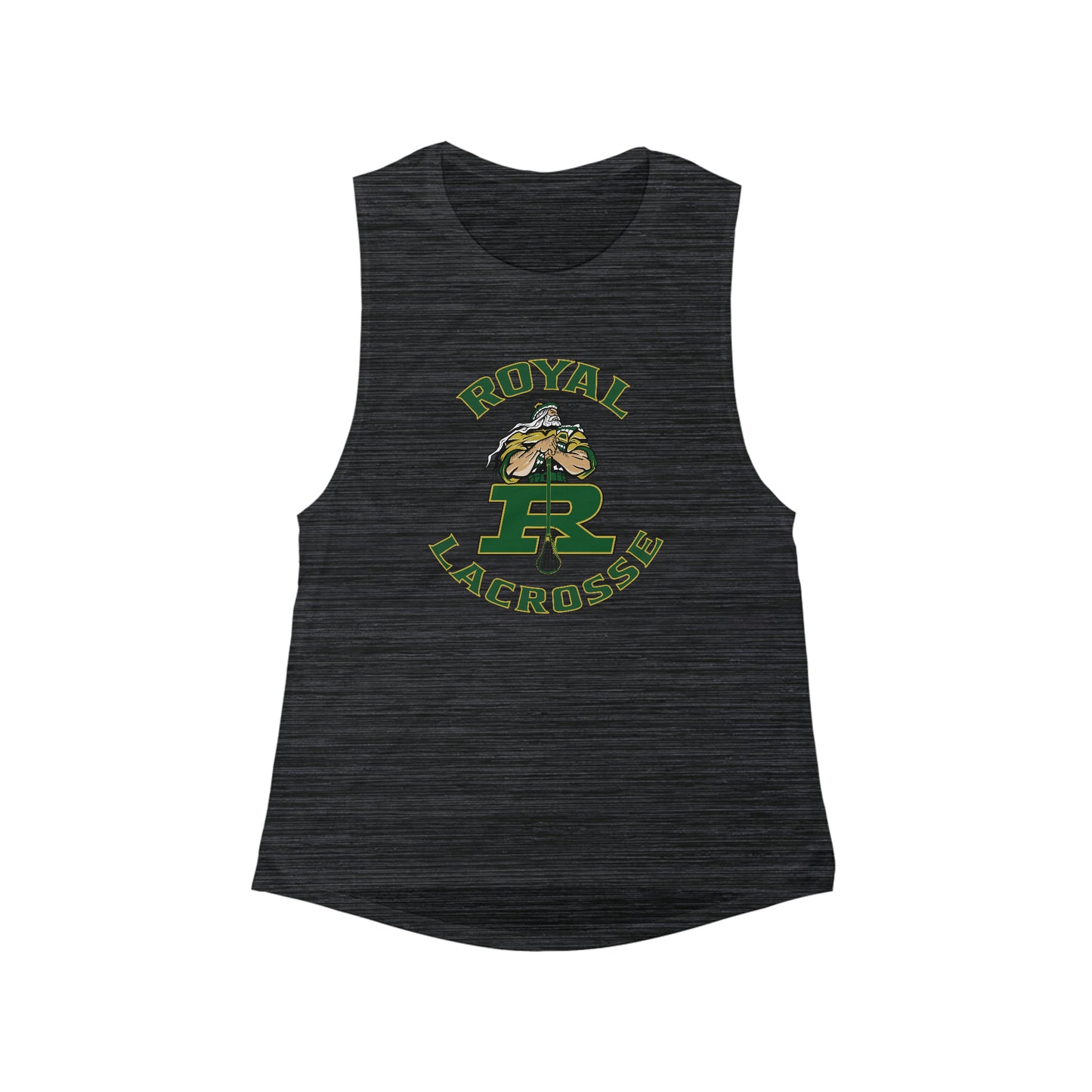 Women's Royal HS Lacrosse Bella + Canvas Flowy Scoop Muscle Tank