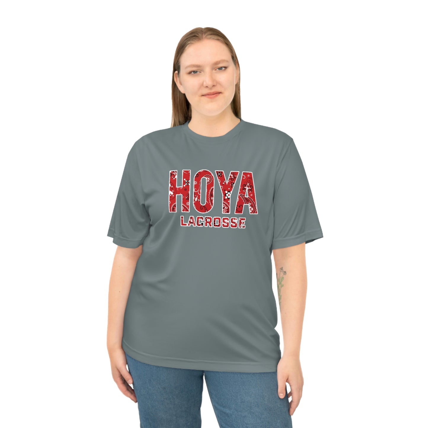 Adult Harrison Hoyas Lacrosse Team 365 Zone Performance T-shirt