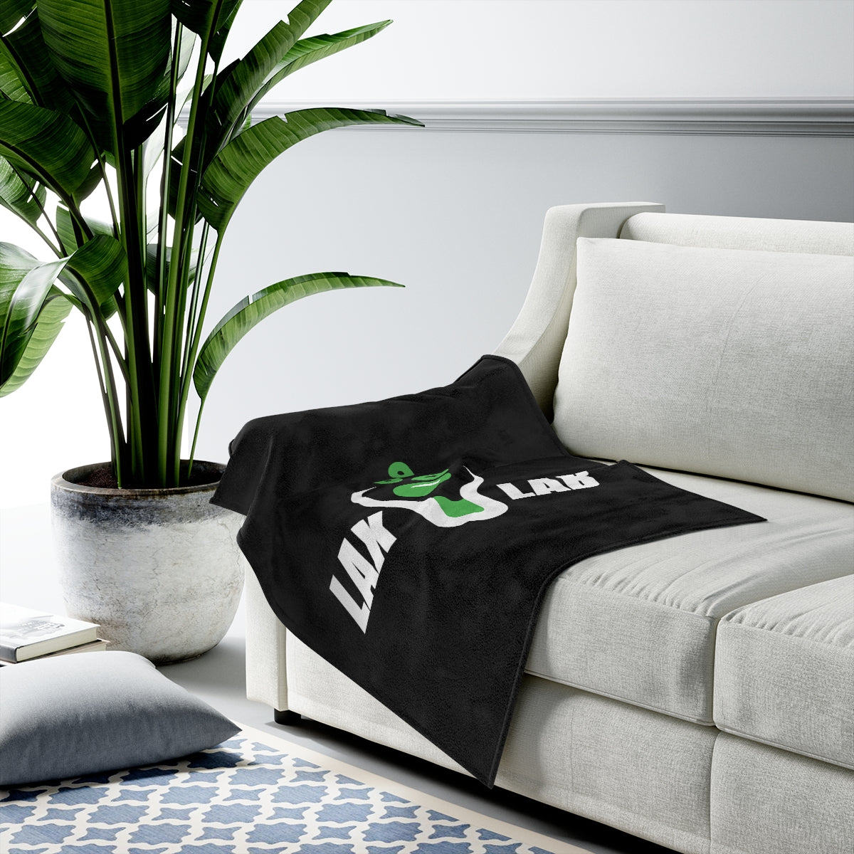 Lax Lab Velveteen Plush Blanket