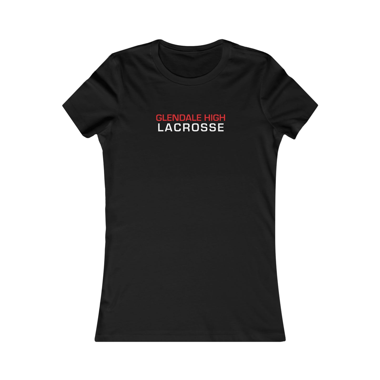 Women's Glendale HS Lacrosse Bella + Canvas Short Sleeve Cotton Tee
