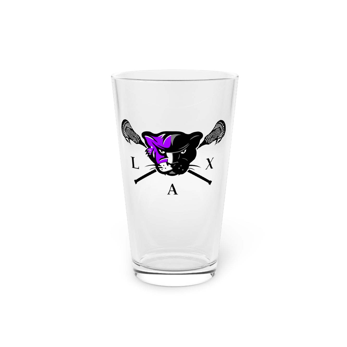 LaxCats Pint Glass