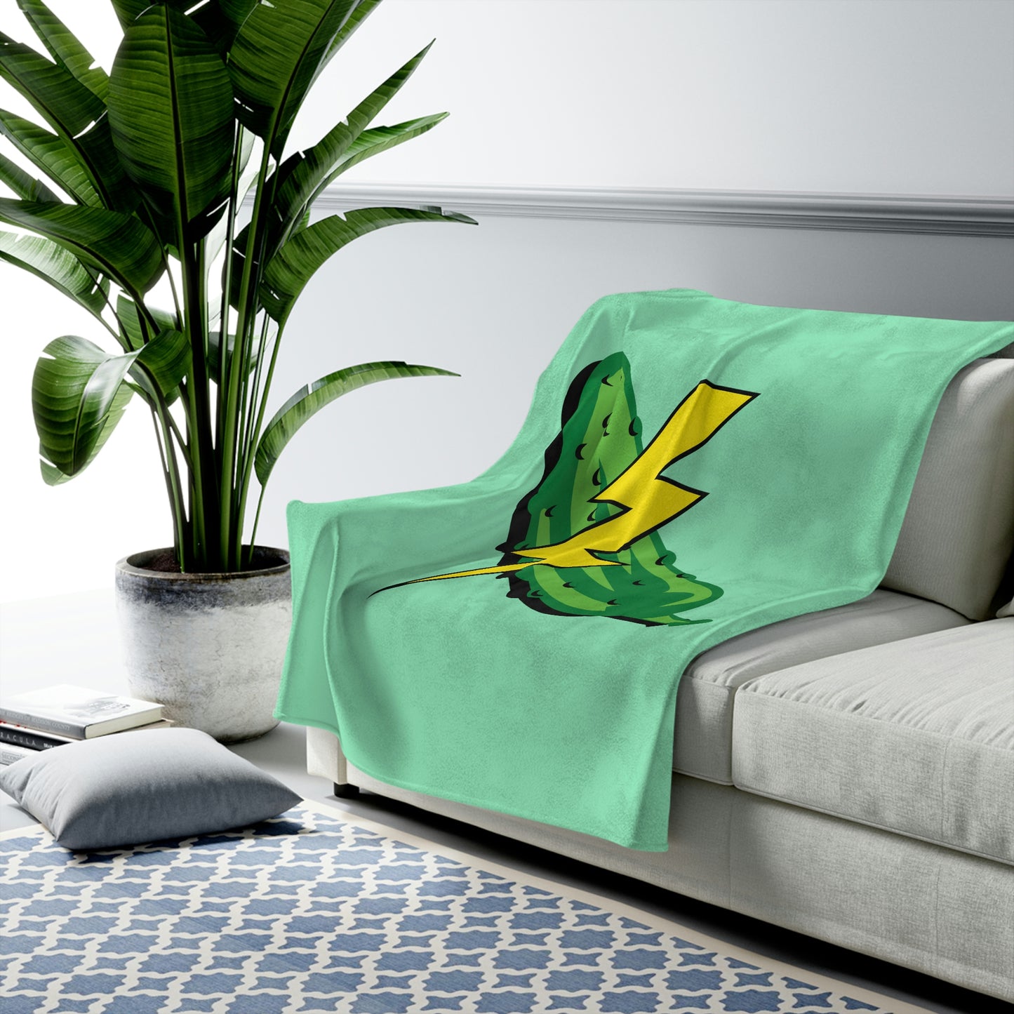 Electric Pickle Experience Velveteen Plush Blanket
