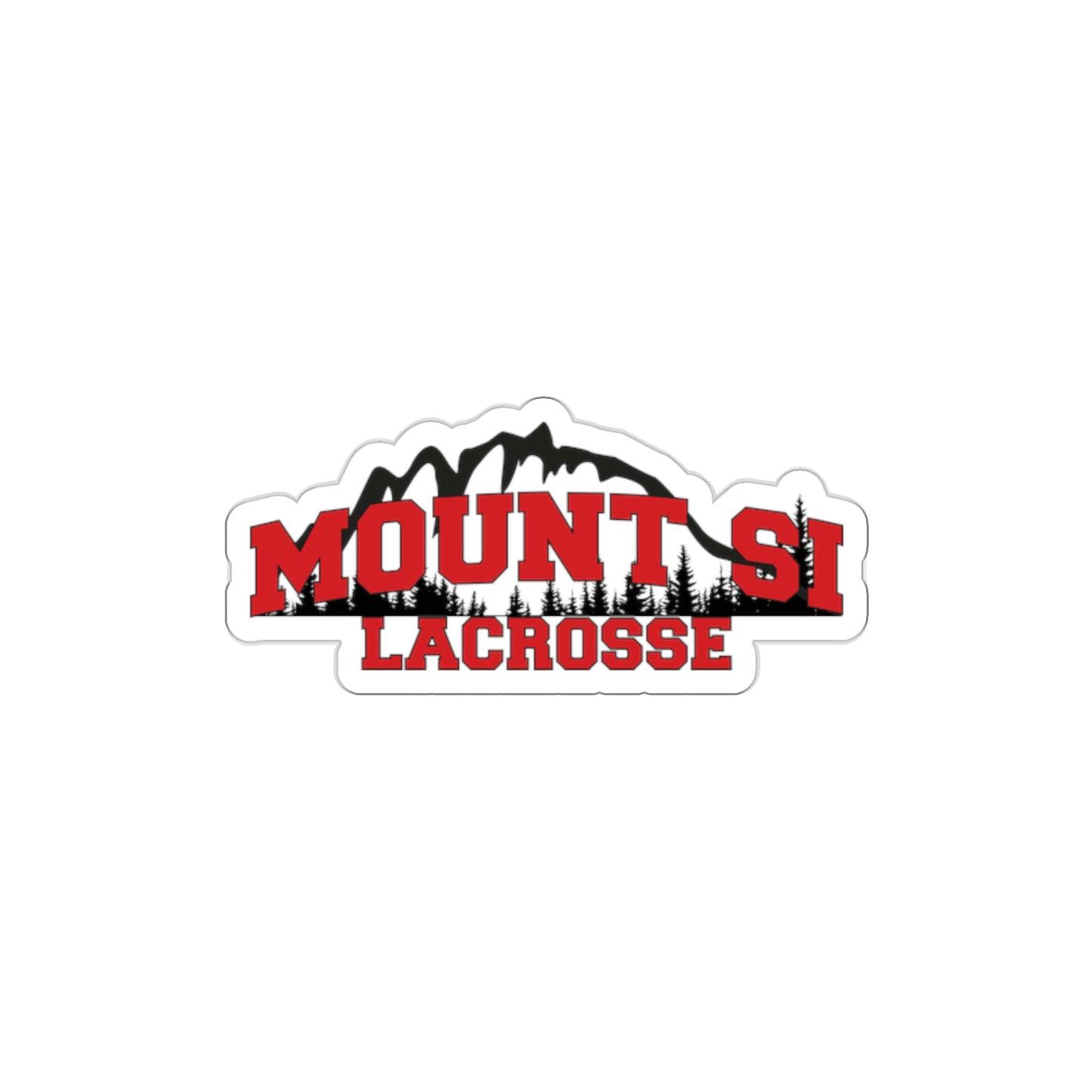 Mount Si Lacrosse Die-Cut Stickers