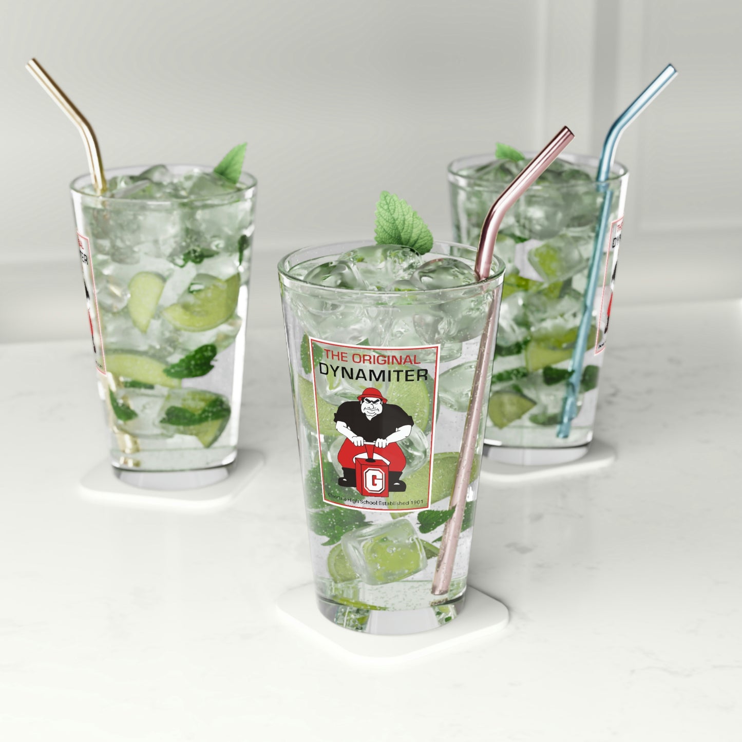 Glendale HS Lacrosse Pint Glass - 16oz