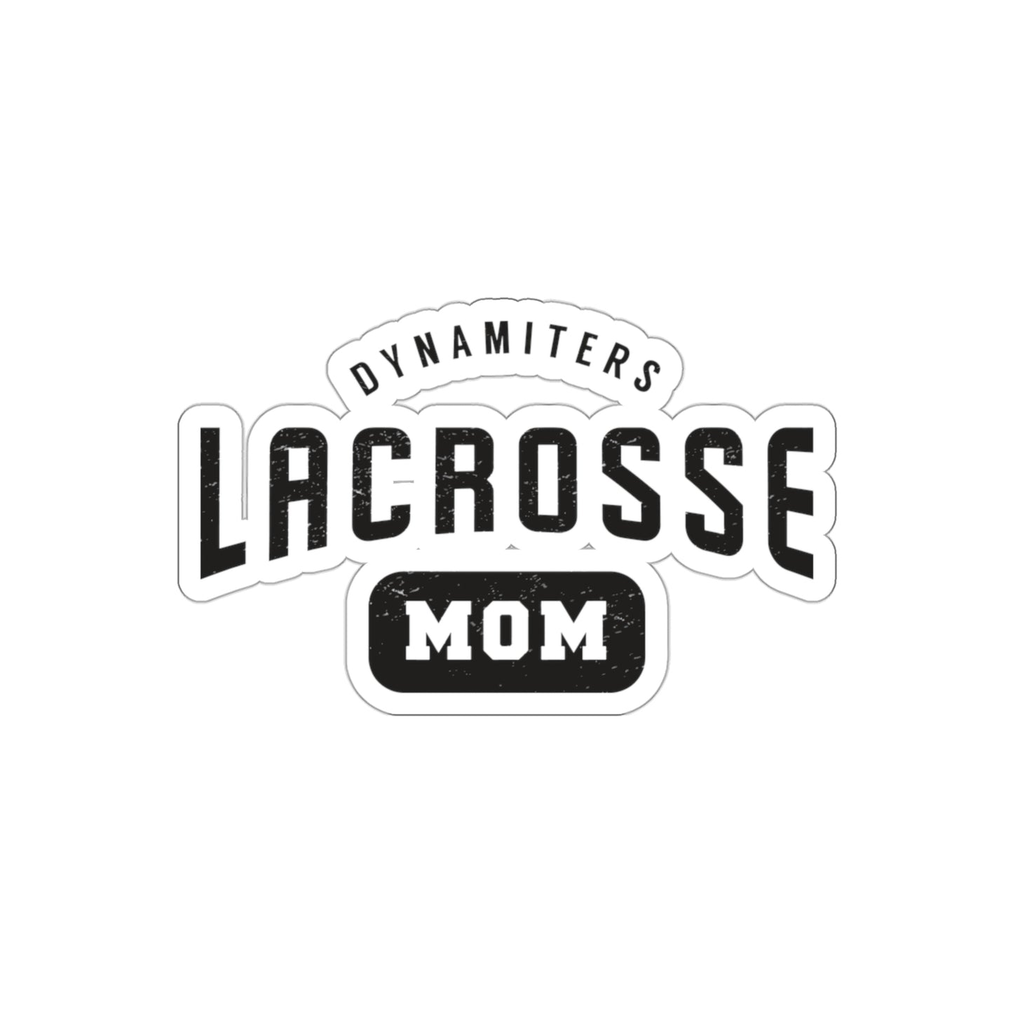 Glendale HS Lacrosse Die-Cut Stickers - Mom