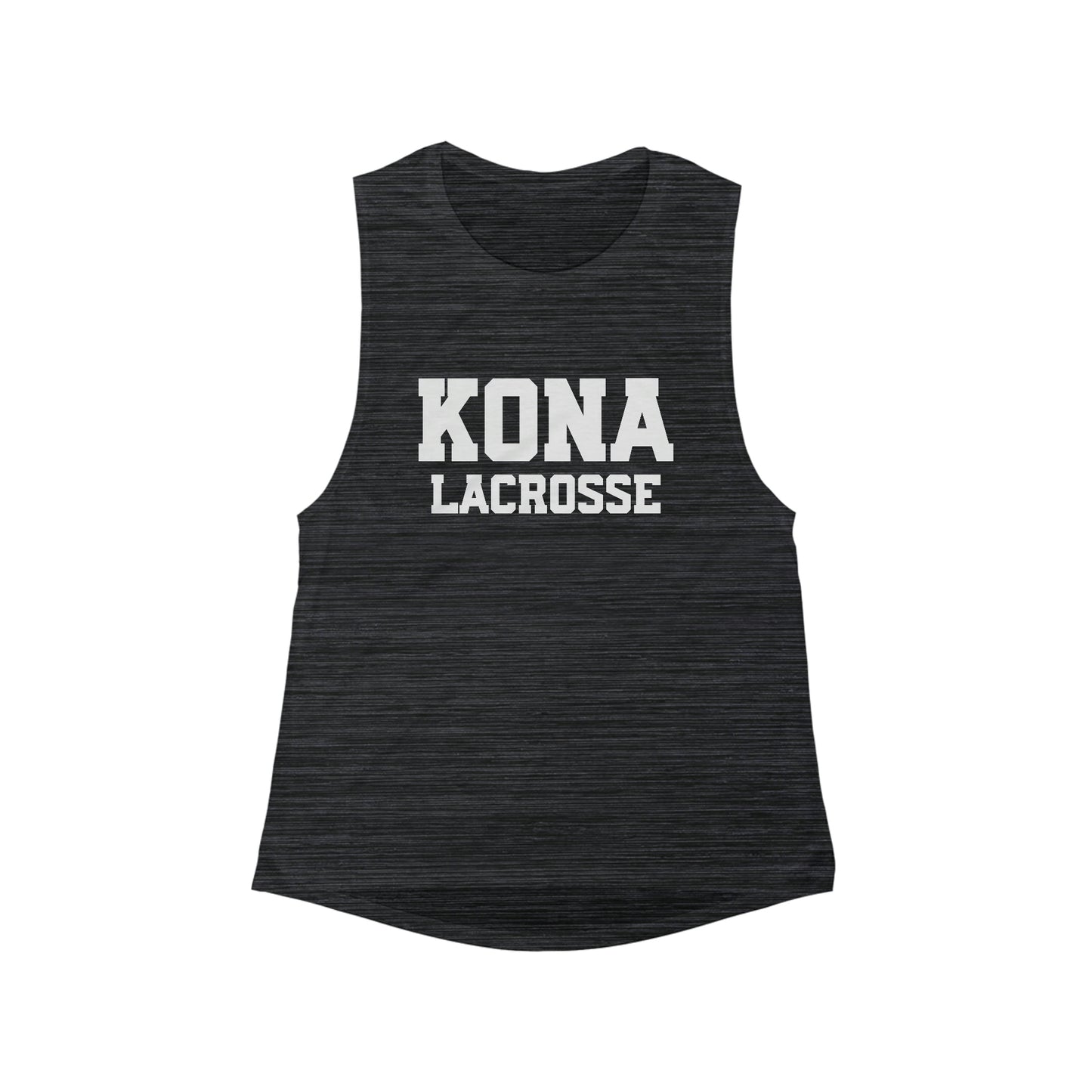 Women's Wildcats Club Lax Bella + Canvas Flowy Scoop Muscle Tank