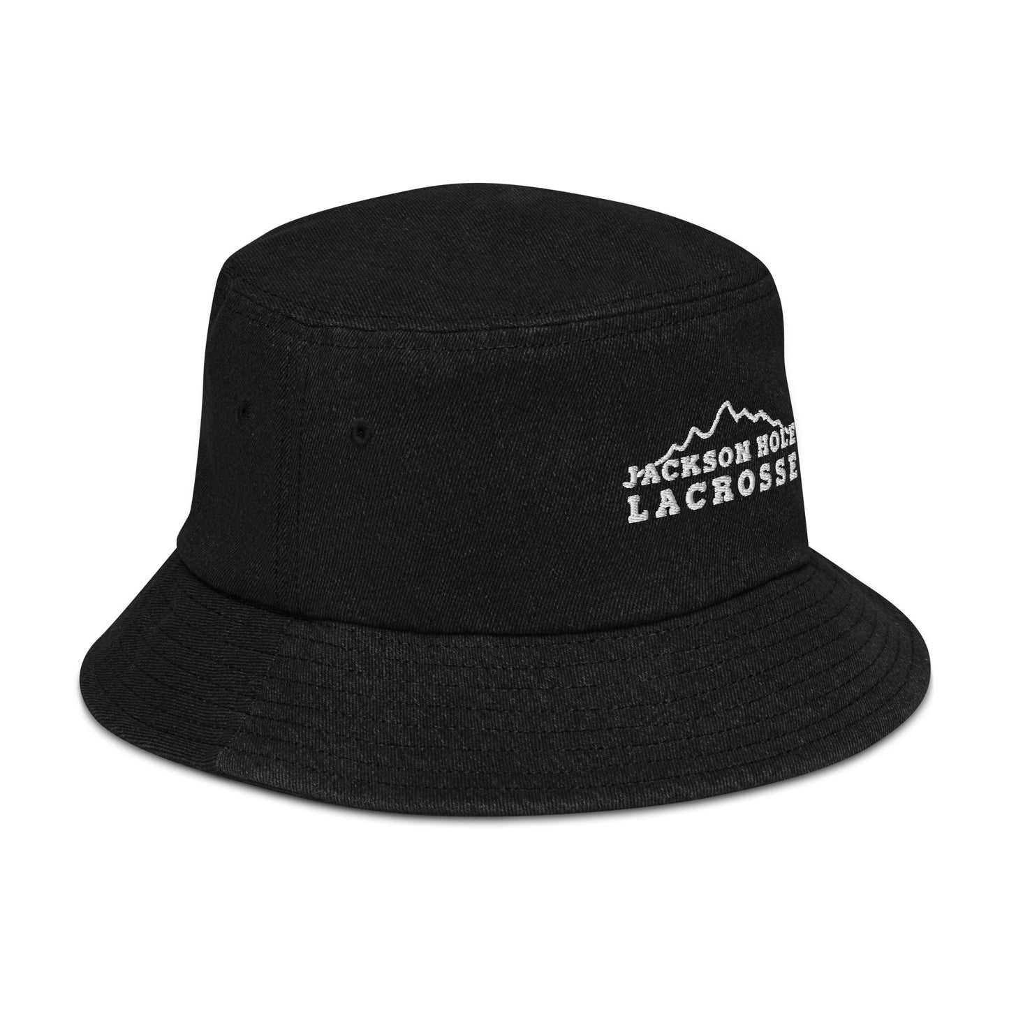 Jackson Hole Lacrosse Denim Bucket Hat