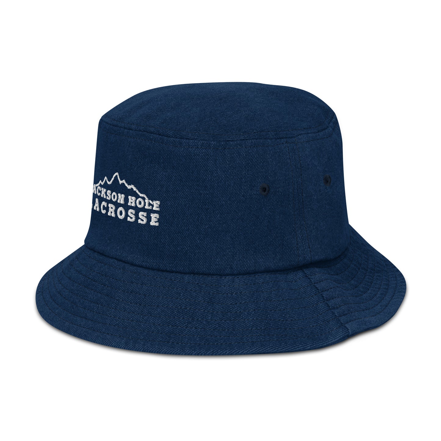 Jackson Hole Lacrosse Denim Bucket Hat