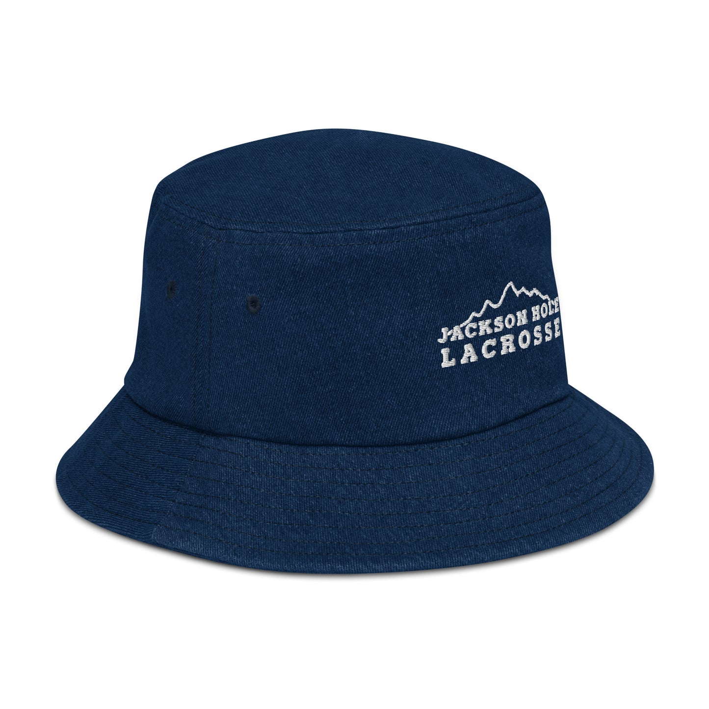 Jackson Hole Lacrosse Denim Bucket Hat