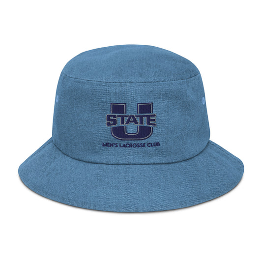 USU Lacrosse Denim Bucket Hat
