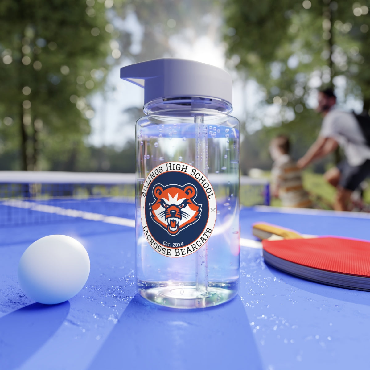 Billings Bearcats Lacrosse Tritan Water Bottle