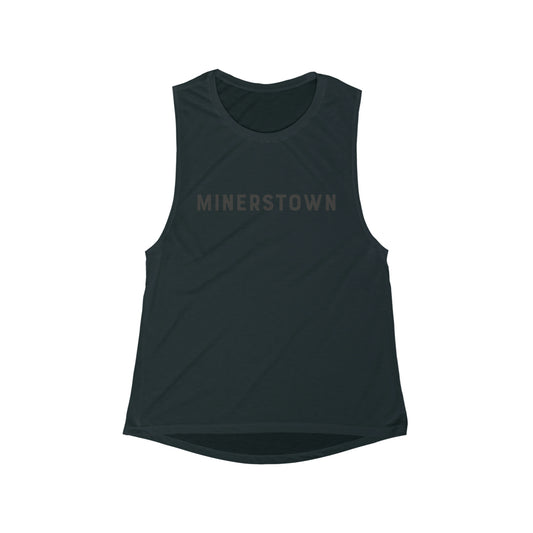 Women's Minerstown Bella + Canvas Flowy Scoop Muscle Tank