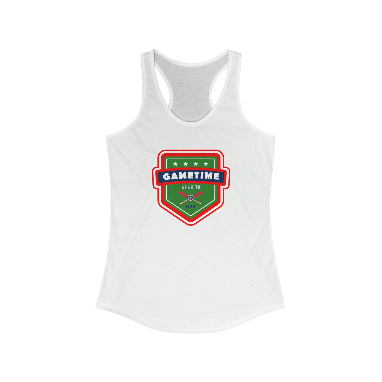 Women's Gametime Baseball Club Next Level Racerback Tank