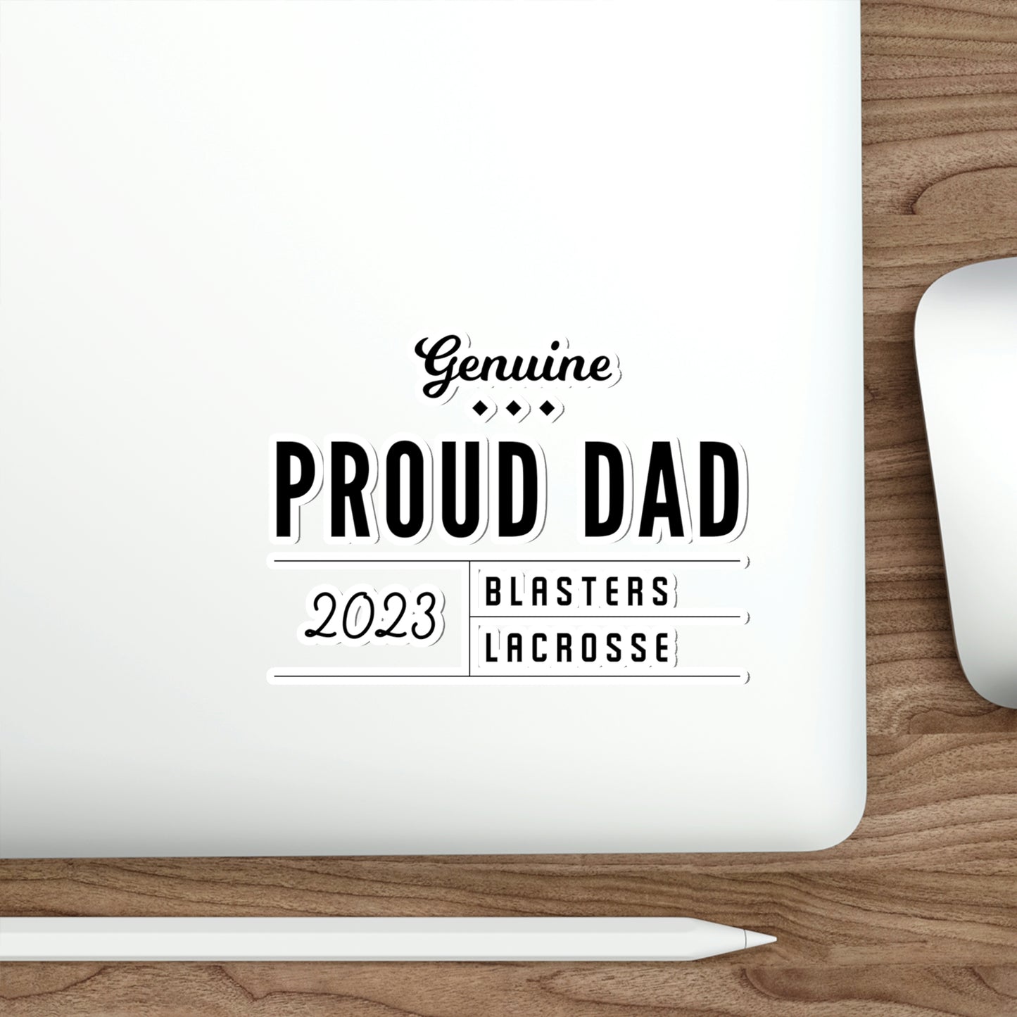 Blasters MS Lacrosse Die-Cut Stickers - Dad