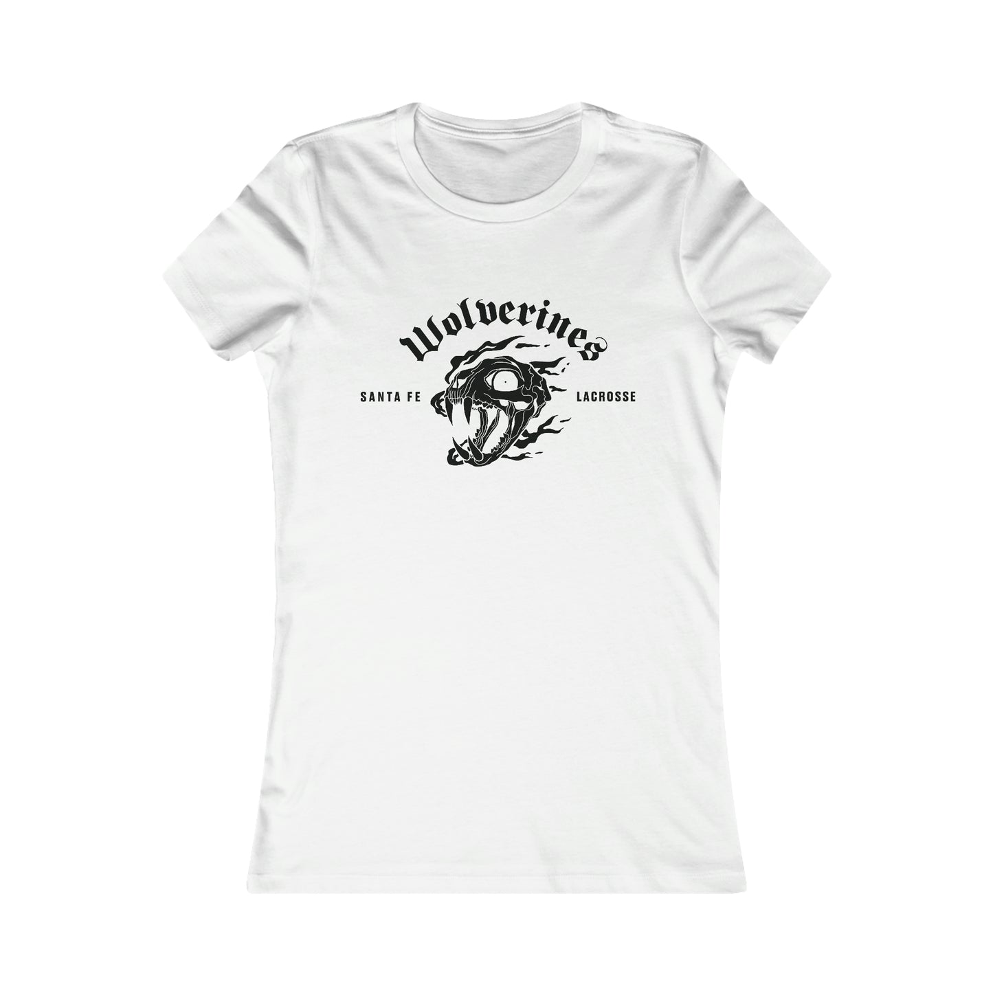 Women's Santa Fe Lacrosse Bella + Canvas Short Sleeve Cotton Tee