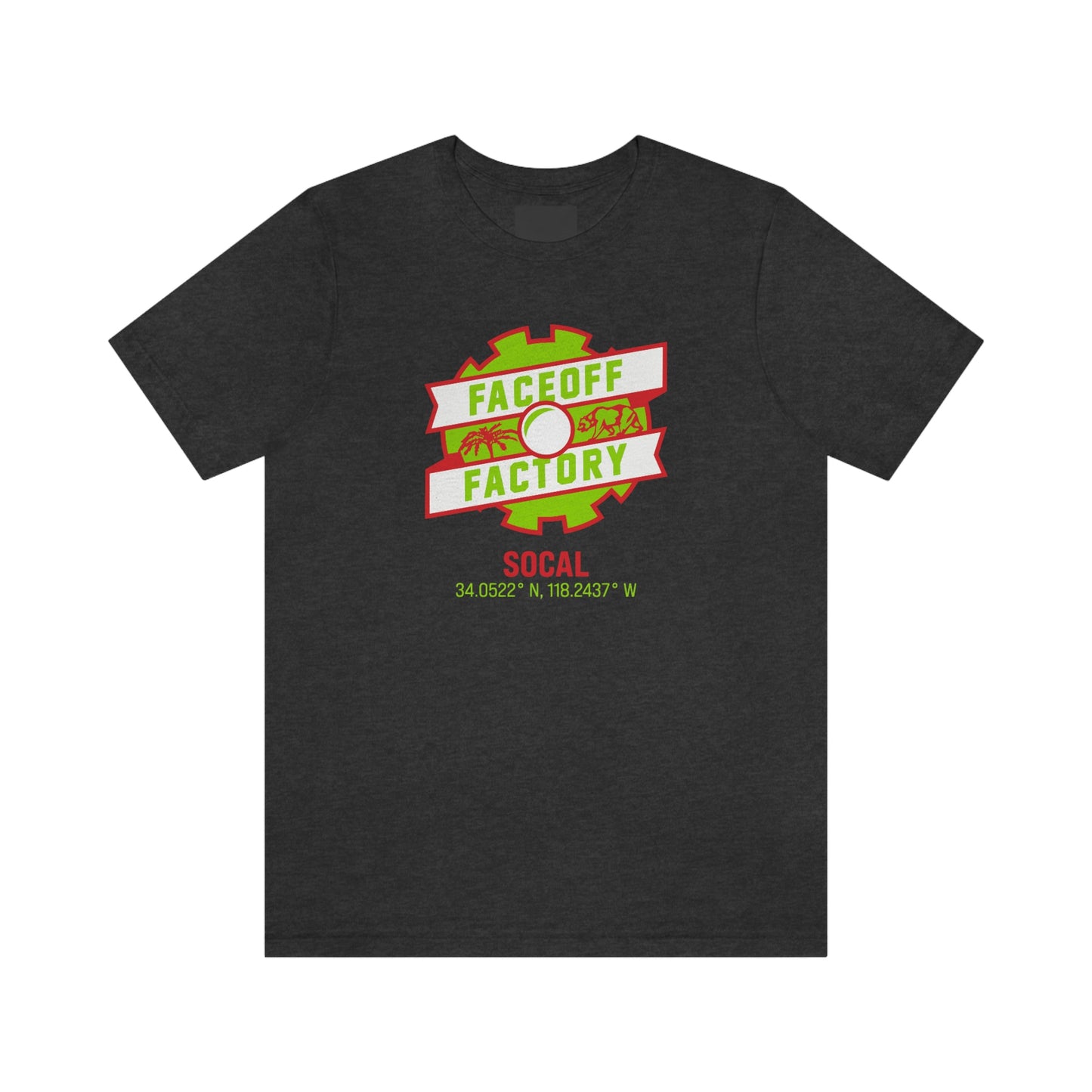 Adult Faceoff Factory Bella + Canvas Short Sleeve Cotton Tee - SOCAL
