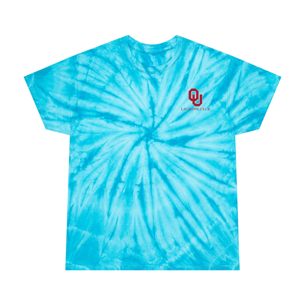 Adult Oklahoma University Lacrosse Tie-Dye Cyclone Tee