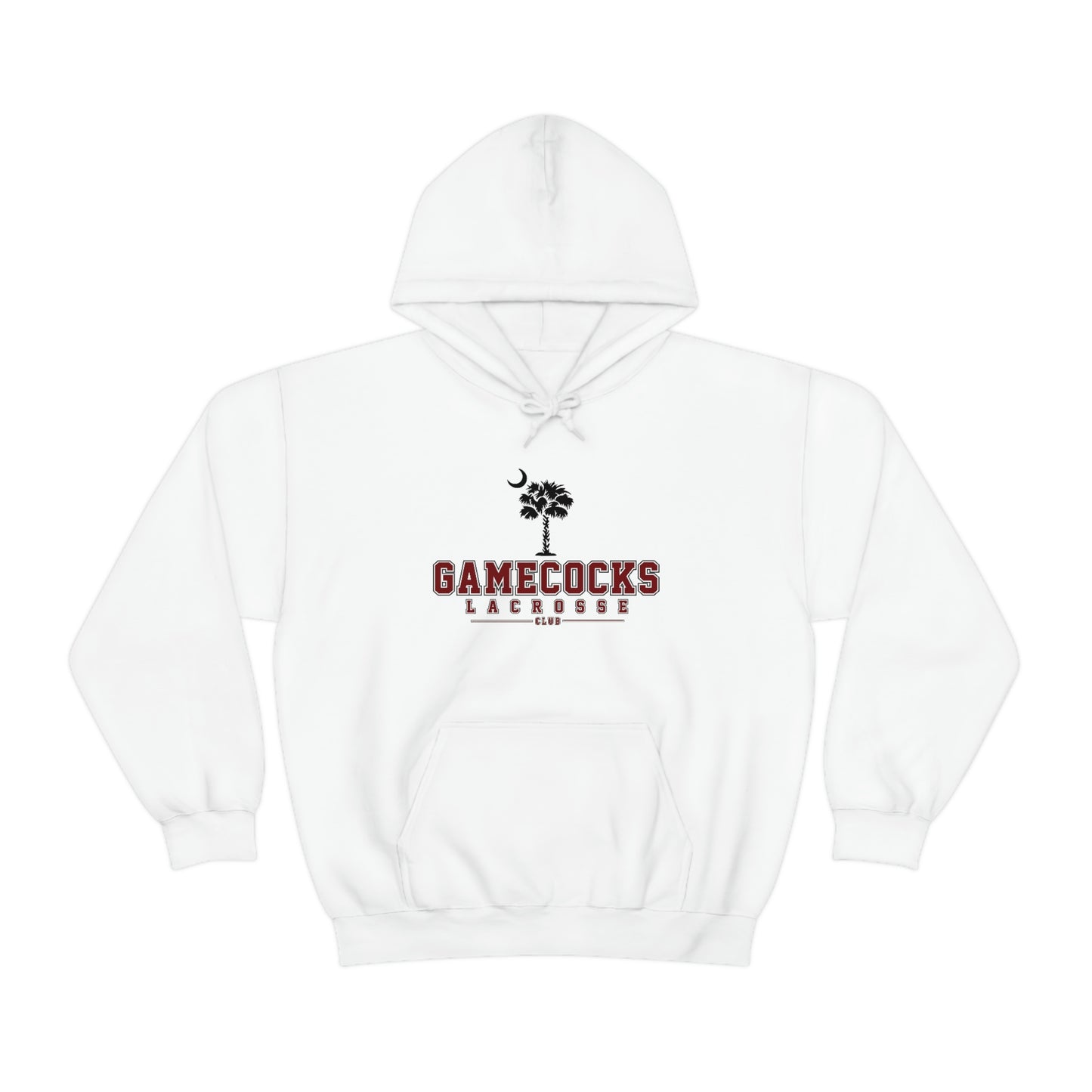 Adult Gamecocks Lacrosse Gildan Heavy Blend Hoodie