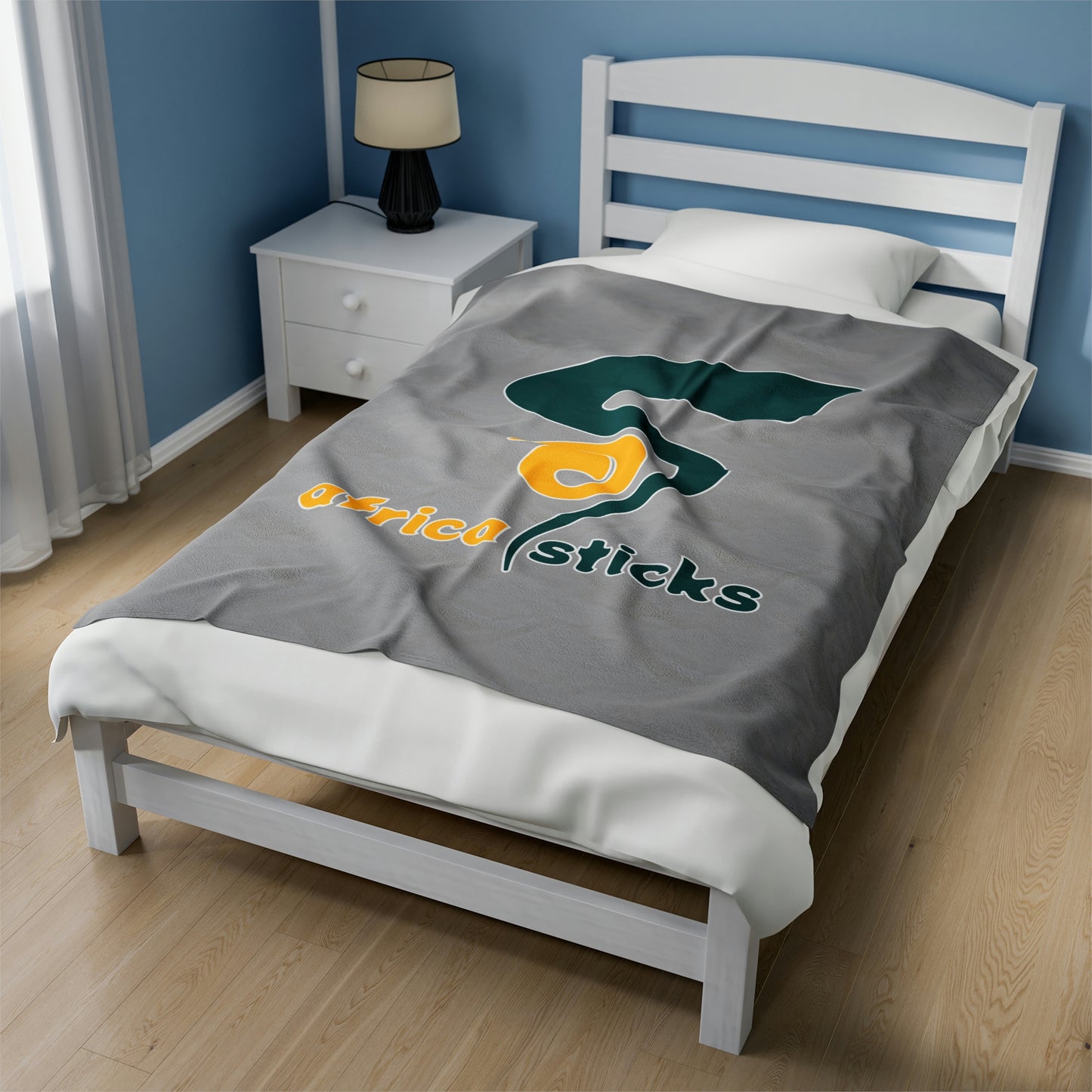 Africa Sticks Velveteen Plush Blanket