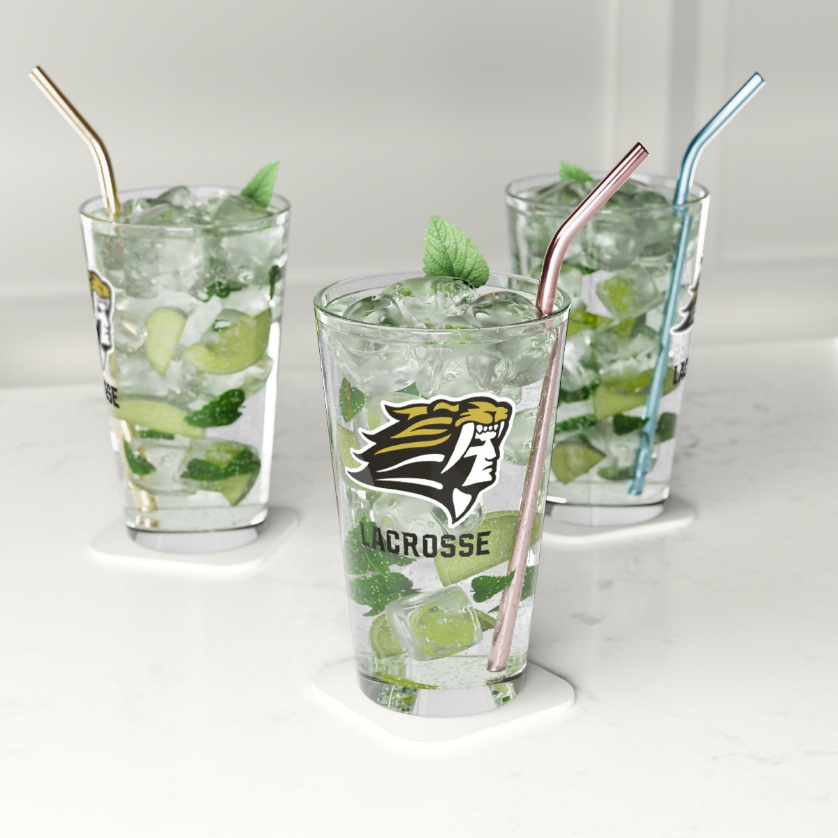 Kuna Lacrosse Pint Glass