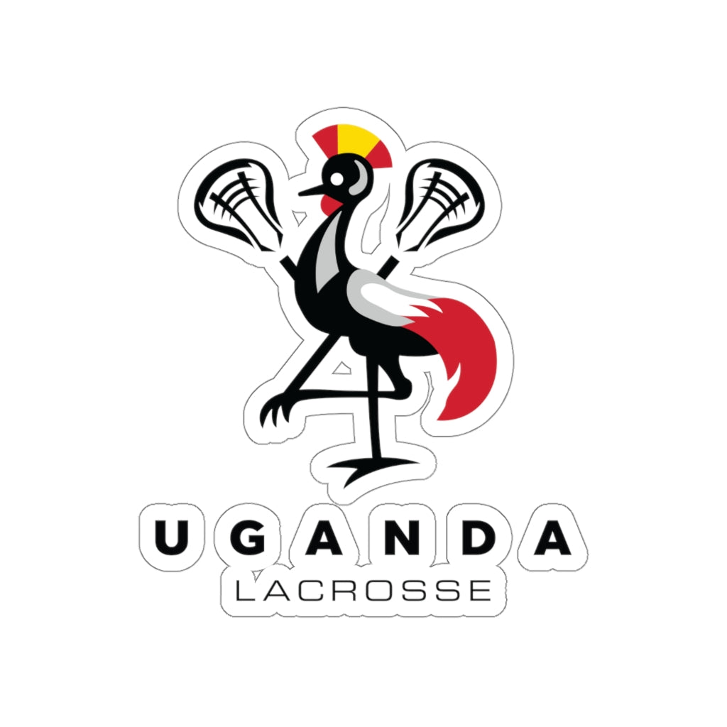Uganda Lacrosse Die-Cut Sticker