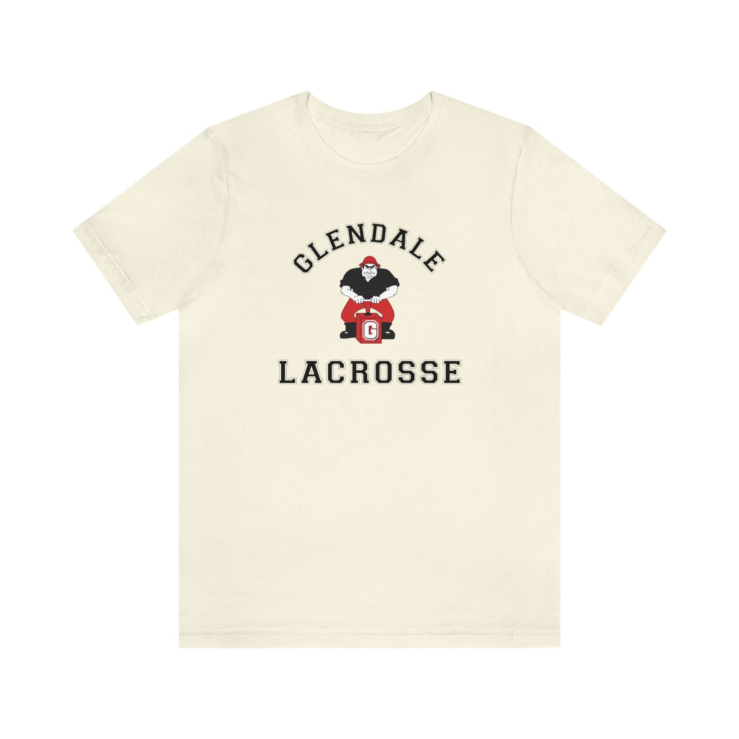 Adult Glendale HS Lacrosse Bella + Canvas Short Sleeve Cotton Tee