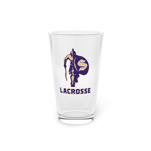 Sumner Spartans Lacrosse Pint Glass - 16oz
