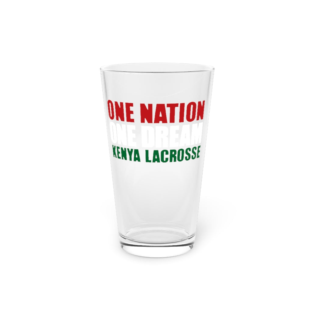 Kenya Lacrosse Pint Glass (16oz)
