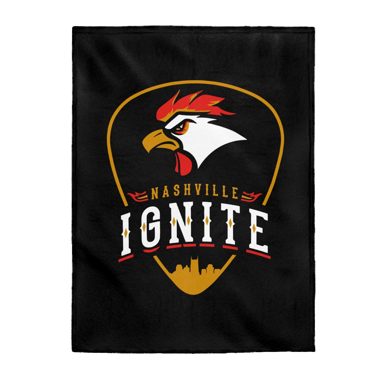 Nashville Ignite Velveteen Plush Blanket
