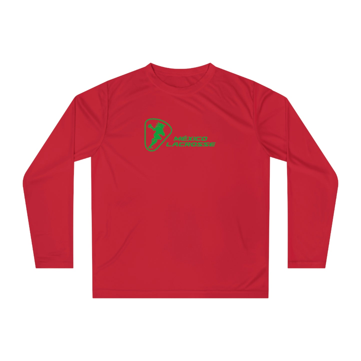 Adult Team Mexico Box Team 365 Performance Long Sleeve Shirt