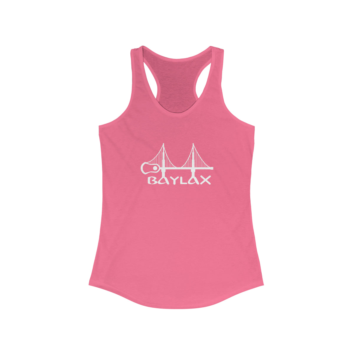 Women's BayLax Next Level Racerback Tank