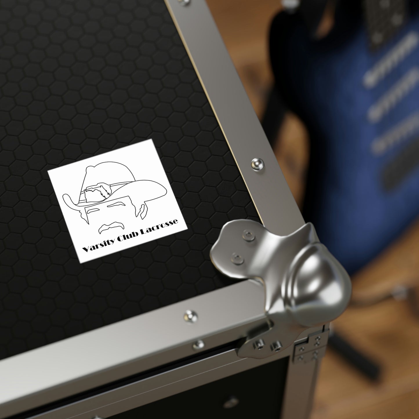 Varsity Club Lacrosse Square Stickers -  Indoor\Outdoor