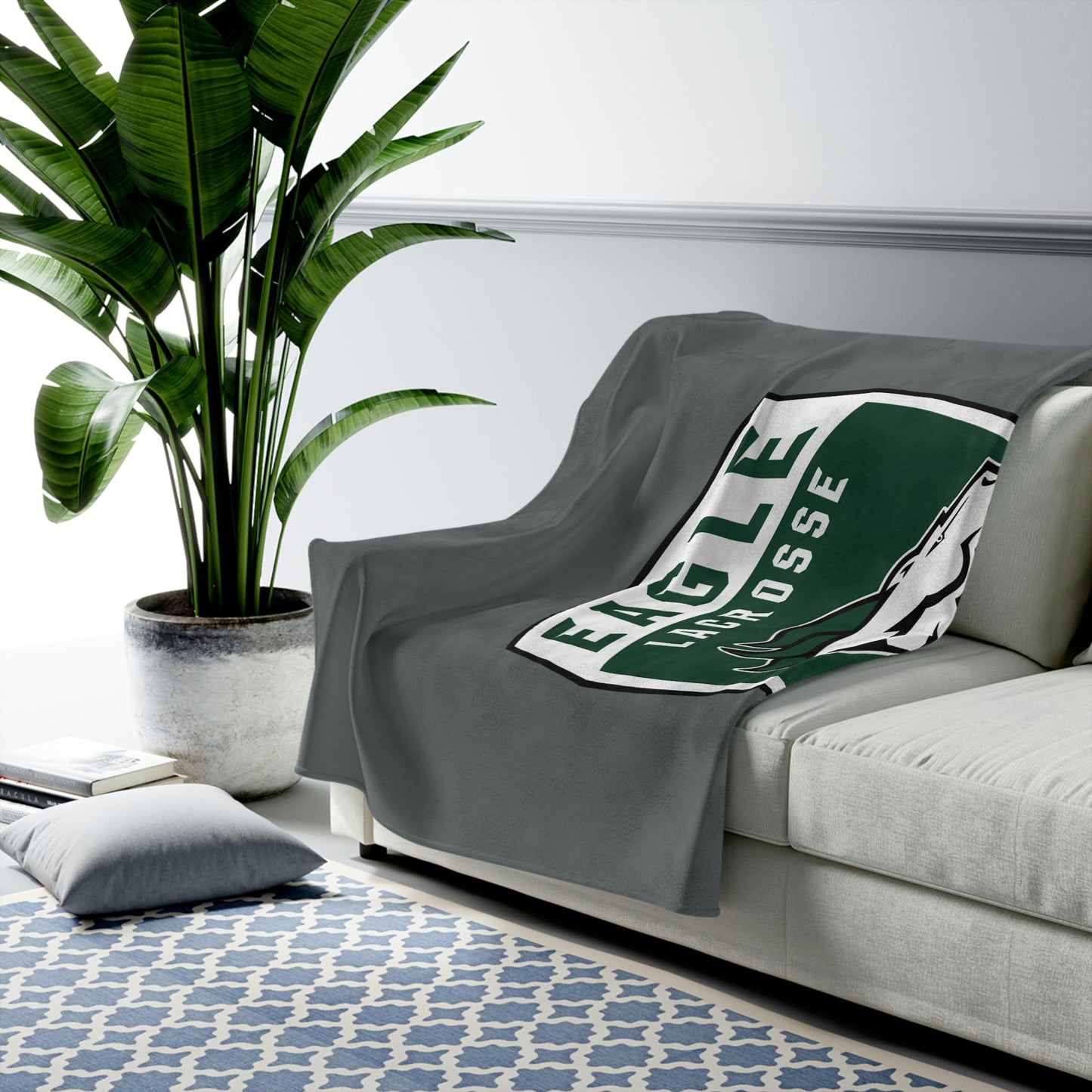 EHS Lacrosse Velveteen Plush Blanket