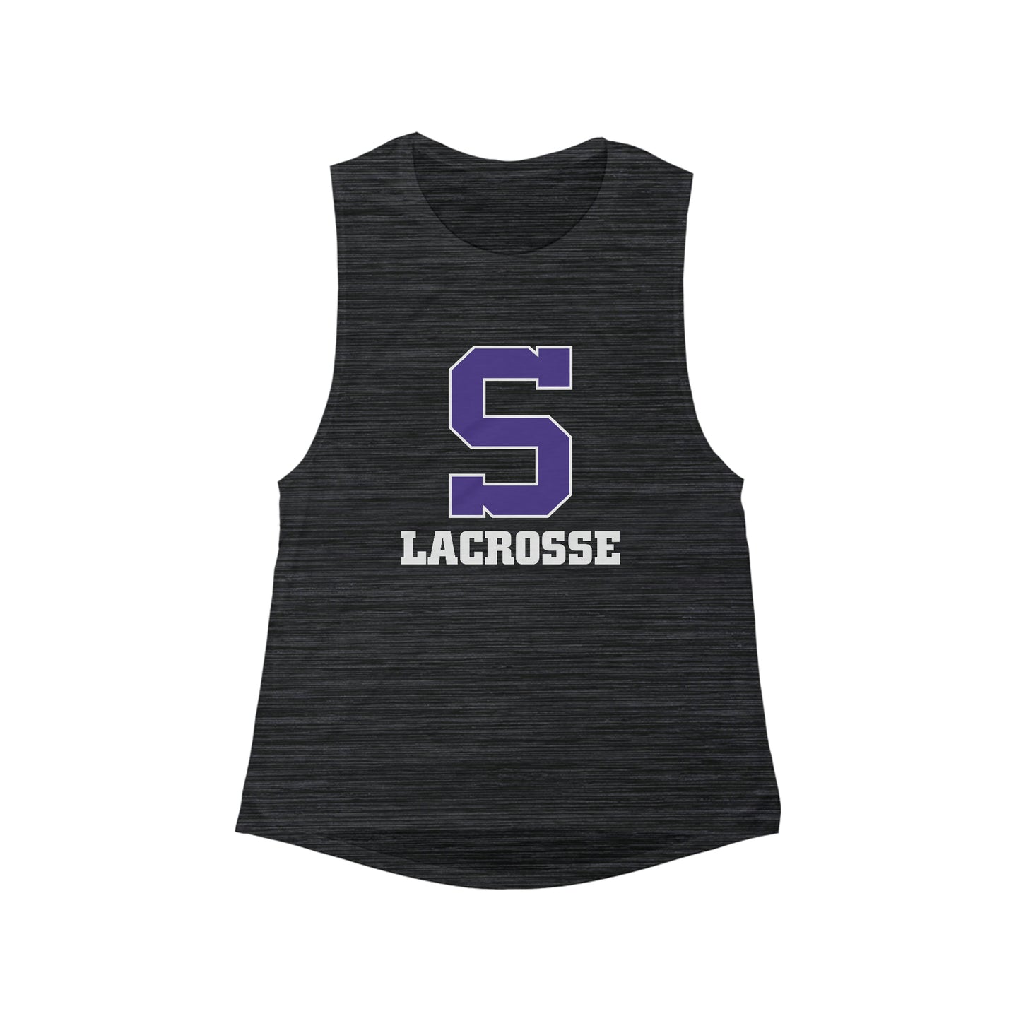Women's Sunset Lacrosse Bella + Canvas Flowy Scoop Muscle Tank