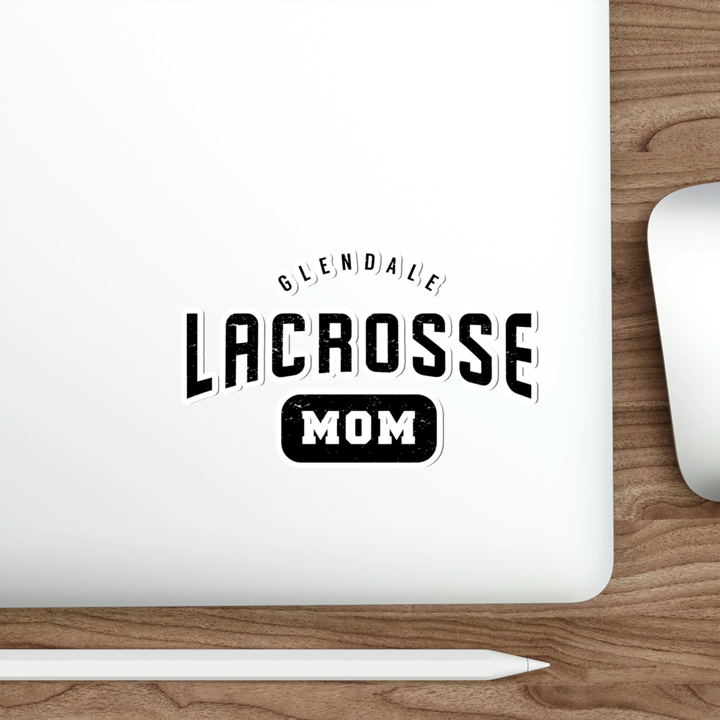 Glendale HS Lacrosse Die-Cut Stickers - Mom