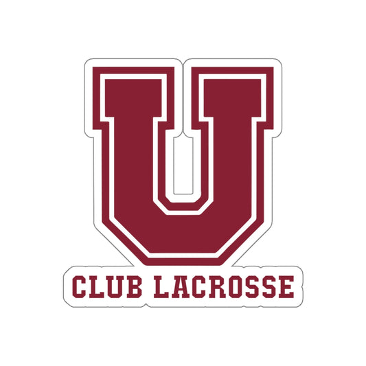 Union Club Lacrosse Die-Cut Sticker