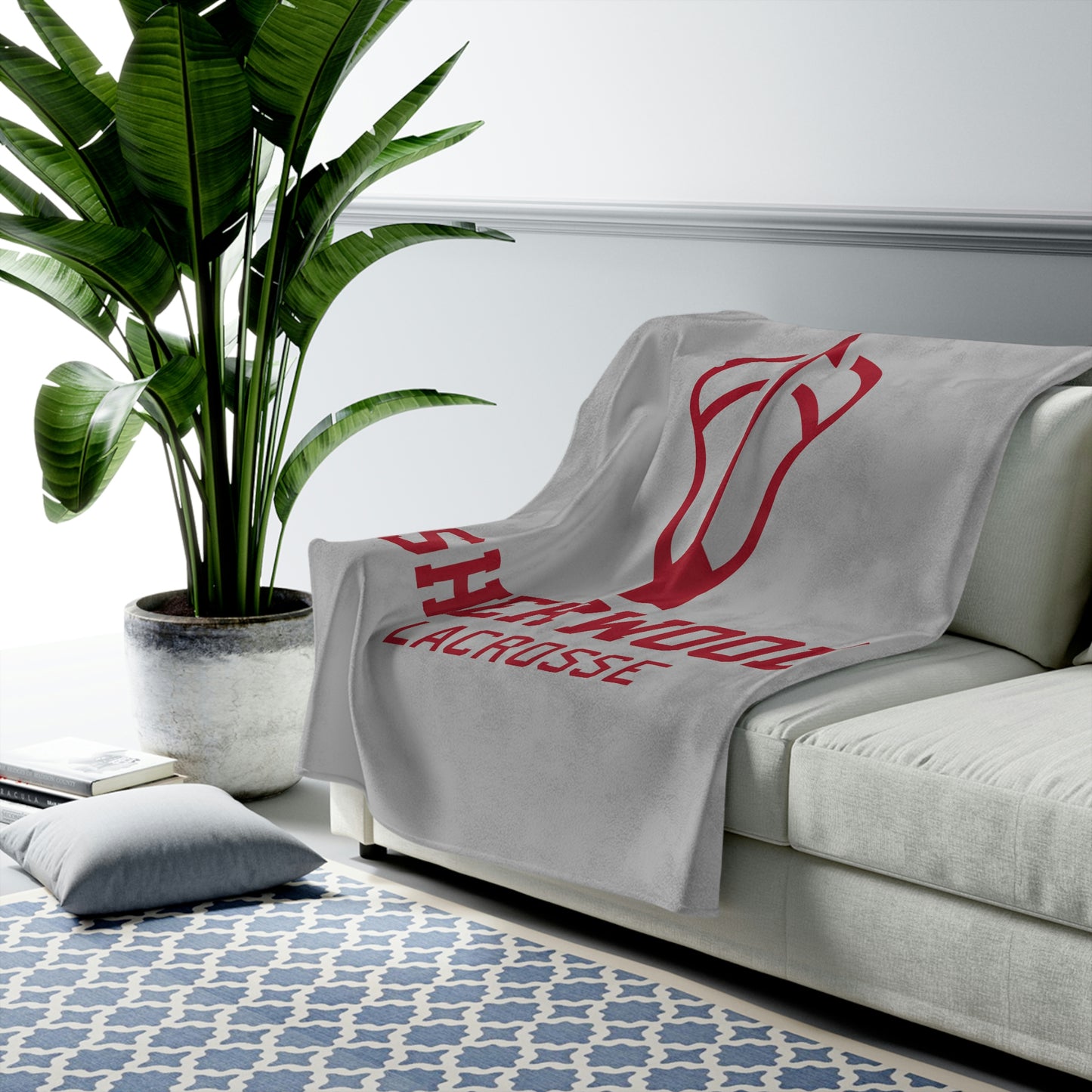 Sherwood Lacrosse Velveteen Plush Blanket