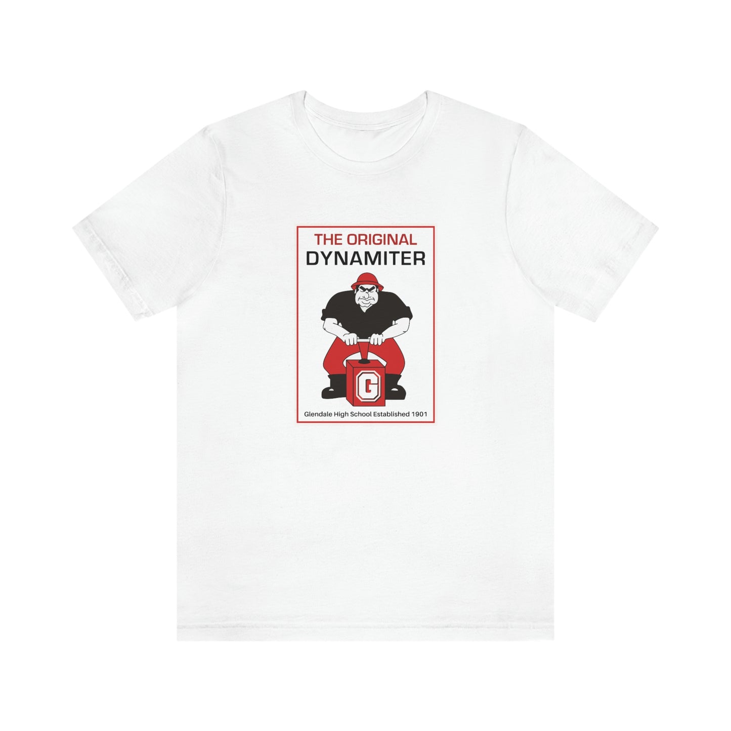 Adult Glendale HS Lacrosse Bella + Canvas Short Sleeve Cotton Tee